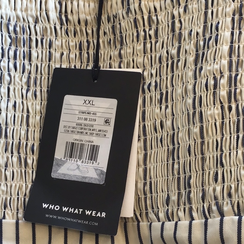 Striped Button Front Dress - Picture 4 of 4